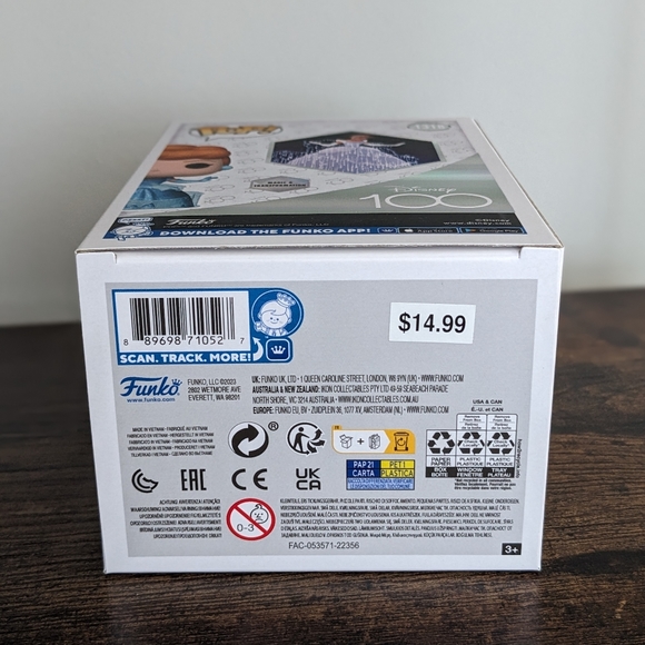 NEW Funko Cinderella Diamond Disney 100 Pop Barnes and Noble Exclusive 1318 - Picture 7 of 11